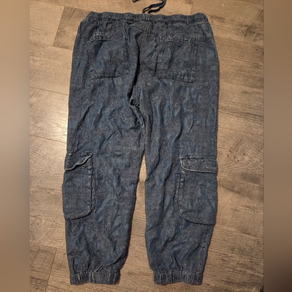 Johnny Was Blue Cargo Jumpsuit - Picture 3 of 6